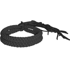 BLACK DUO MUAY THAI KICKBOXING RING FIGHTERS TRADITIONAL PRAJIOUD PRAJEAT ARM BANDS (PAIR)