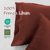L Linen World Linen Pillow Cases 100% French Natural Linen