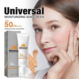 2PC Tinted Sunscreen for Face SPF 50+ PA++++, Hydrating Sunscreen for Face and Body, No Sticky Feeling, Moisturizing, Against UVA and UVB for All Skin Types, Travel Size