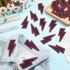 HOBBIESAY Pack of 30 Patches with Lightning for Iron-On Embroidered