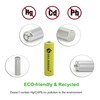 Paquete de 20 pilas recargables AA Ni-CD 800 mAh, NiCd