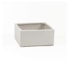WGV Block Ceramic Vase, Width 8", Height 4", Elegant Morden