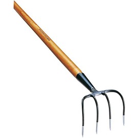 SHW 54530 Rex Mulcher, 4 Rund-Zinken, mit Eschenstiel