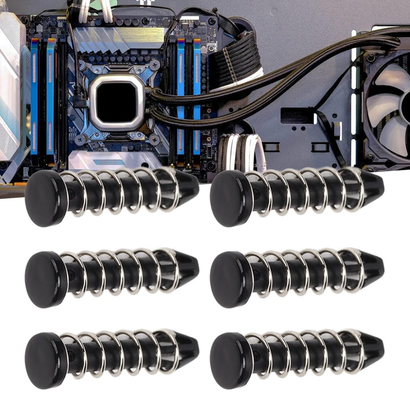 Heatsink Fastening Pin Kit, 100 Pcs Plastic Radiator Retaining Clip