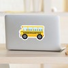 CafePress Kindergarten School Bus Medium Die Cut Sticker, 5.75" x