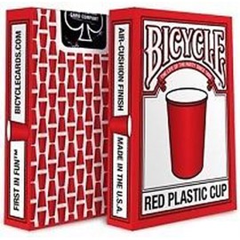 Bicycle Red Plastic Cup Playing Cards