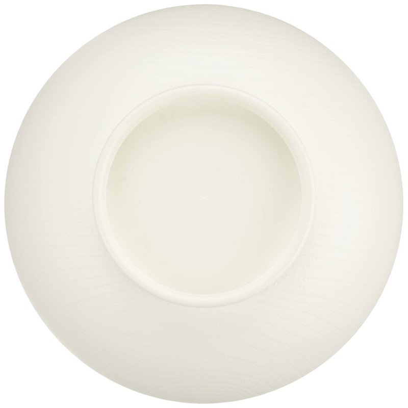 Yamanaka Lacquer Natural Range Keyaki Heathered Large Soup Bowl, White