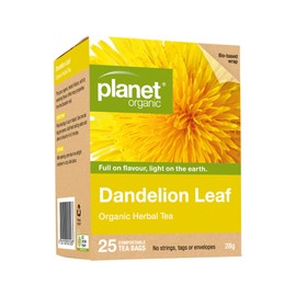 Planet Organic Dandelion Leaf Herbal Tea 25 Tea Bags