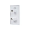 Monoprice Recessed HDMI Wall Plate, with 1 HDMI F/F Adapter