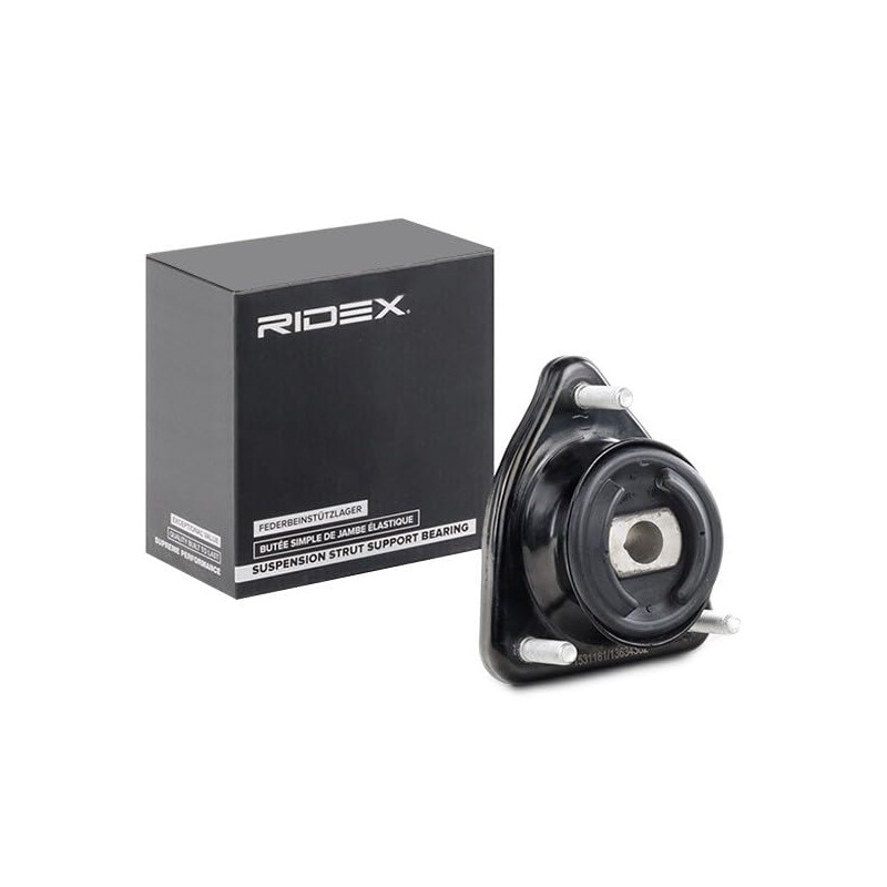 RIDEX 1180S0318 Suspension Strut Support Bearing Rear Axle on Both
