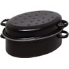 Goose Roasting Dish 42 cm Black Enamel