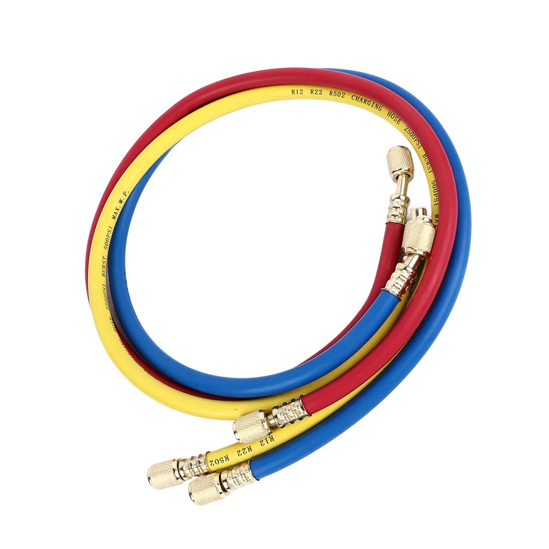 AC Charging Hose Tube HVAC Air Condition Refrigerant Manifold Set