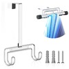 Over The Door & Wall Mount Ironing Board Hanger with