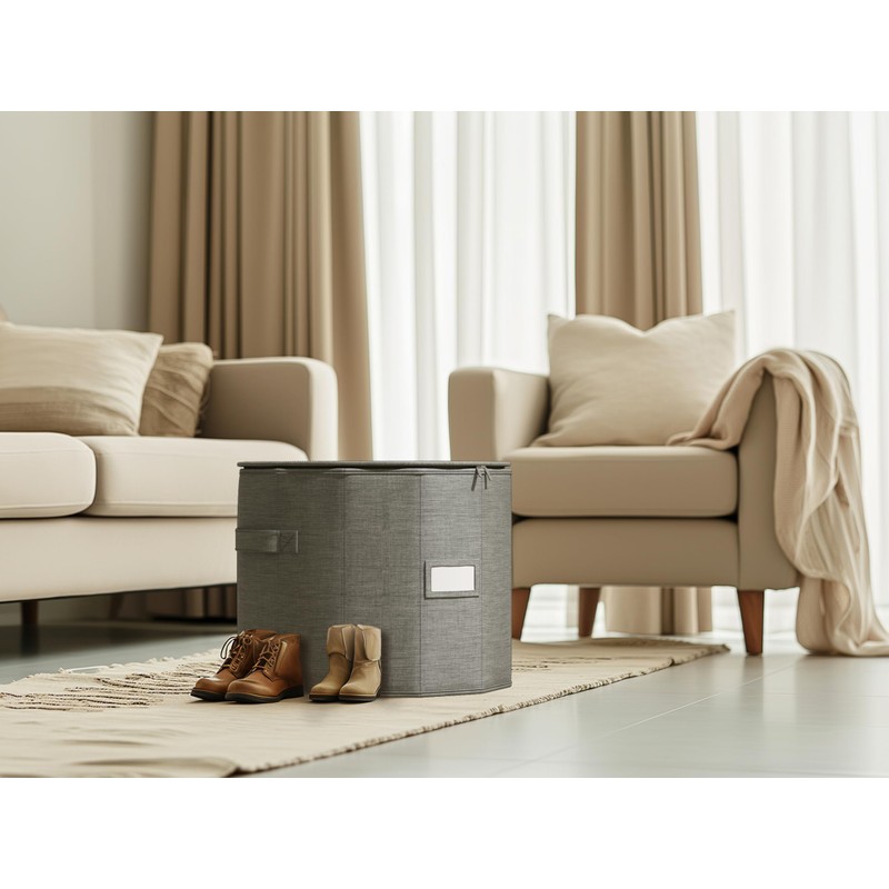 Vailando Shoe Organizer for Closet - Cylindrical Shoe Storage Organizer