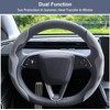 Funda para volante Tesla modelo 3/Y 2016-2025 2026 Juniper/Highland (gris)