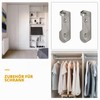 bricoleva.it Closet Rail Bracket, Side Hose Holder Kit for Oval