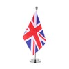 VILLFUL British Desk Flag with Base Uk Flag for Office