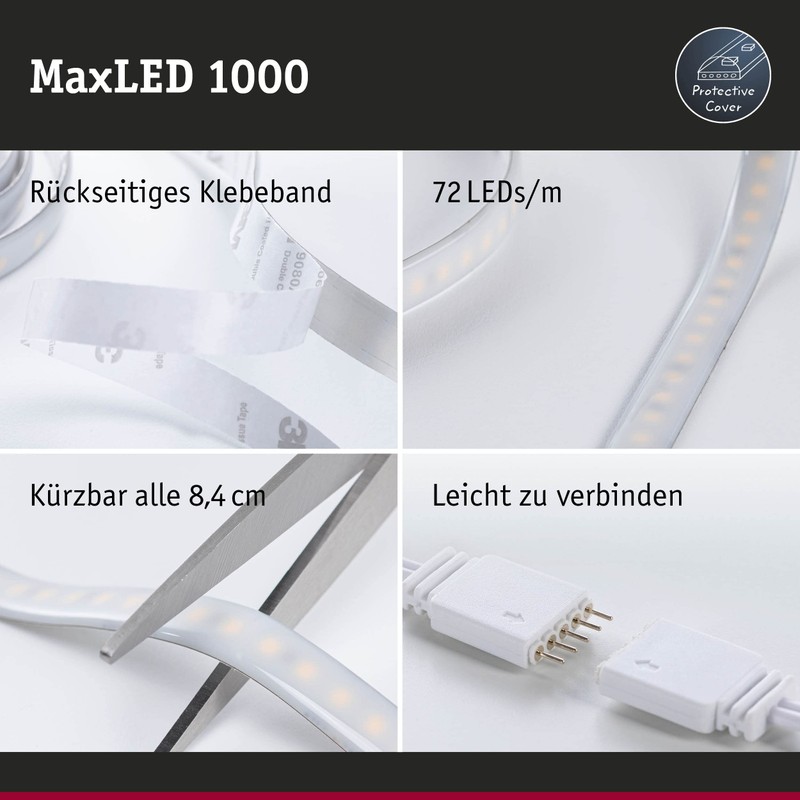 Paulmann 70528 MaxLED 1000 LED Strip RGBW Base Set IP44