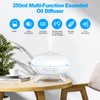350ml Ultrasonic Aromatherapy Essential Oil Diffuser - Large Room Humidifier
