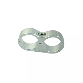 Bryans Racing Enterprises 2 Line Fuel Oil Water Hose Separator Clamp Aluminum Mountable Universal USA Made
