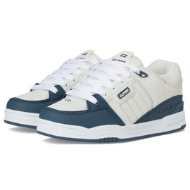 Globe Men's Fusion Skate Shoe, Grey/Blue, 10