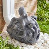 Euiroet Funny Octopus Sculpture Gutter Downspout Extender,Garden Statue Ornament,Decor Downspout