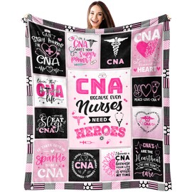 CNA Gifts for CNA Week, CNA Week Gifts, Certified Nursing Assistant Gifts, CNA Appreciation Gifts, Gifts for CNA Week, CNA Gifts Ideas, CNA Nurse Graduation/Birthday Gift for Women Blanket 60" X 50"