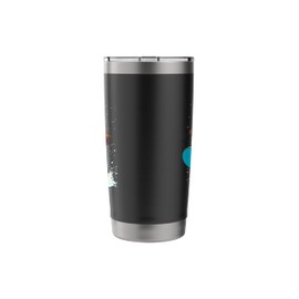 Freestyle Snowboarder Cartoon Stainless Steel Insulated Tumbler