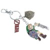 CosplayStudio Zelda Keyring with Link, Hyrule Shield & Zelda Lettering