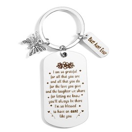 Keychains Christmas Gifts For Aunt Christmas Gifts Auntie Gift Ideas Aunt Gifts For Aunts From Niece Best Aunt Ever Gifts Aunt Gifts From Nephew Great Aunt Gifts Stocking Stuffers For Women Aunt Gift