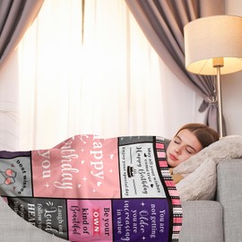 iStutzen Christian Gifts for Women Blanket 60x50 - Baptism Confirmation First Communion Gifts for Girls Inspirational Faith Based Gifts, Religious Catholic Spiritual Gifts for Women for Women