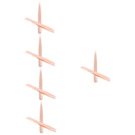 Baluue 5sets Ergonomic Handle Stainless Steel Eyebrow Tweezers for Women Men Precision Tweezers for Facial Hair Removal 2pcs*5