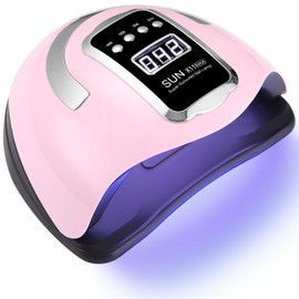 Zawaer Uv Lampe für Gelnägel, 280W 66 Perlen Licht für Gel Nägel, Schneller Nagellampe mit Sensor, 4 Timer Professionelle Einstellung, LED Visual Display, Aushärtungslampen für Zuhause und Den Salon