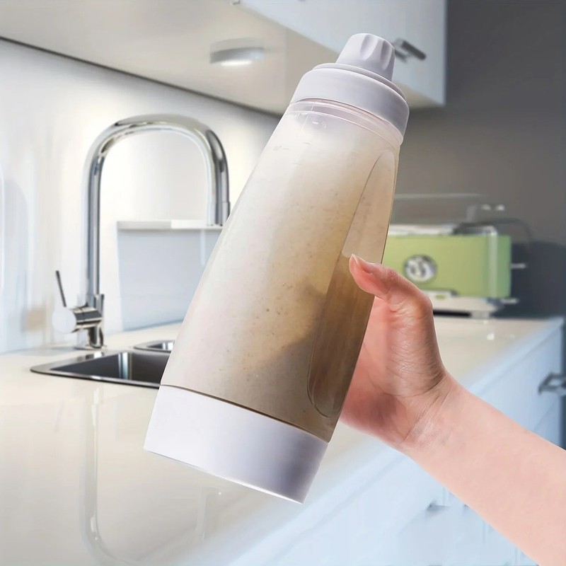 Pancake Batter Bottle Battler Mixer With Blender Ball Wire Whisk