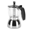 Yusat 6 Cups Stainless Steel Coffee Pot Italian Octagonal Household