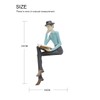 HAUCOZE Modern Home Decor Sculpture Reading Man Figurine Statue Table