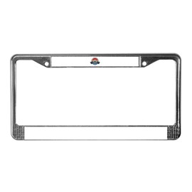 CafePress Diamond Peak Incline Village Nevada Chrome License Plate Frame, License Tag Holder