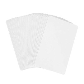 50pcs MIFARE Classic 1k ISO14443A RFID Smart Cards 13.56MHZ Card M1 Cards White Door Entry Hotel Key Cards Zebra Printable RFID rewritable Card
