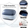 NEWBOVIK Soap Holder with Lid, Premium ABS Soap Dish with