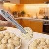 TAYCZGQL 6 Pcs Small Silicone Tongs with Non Slip Heat