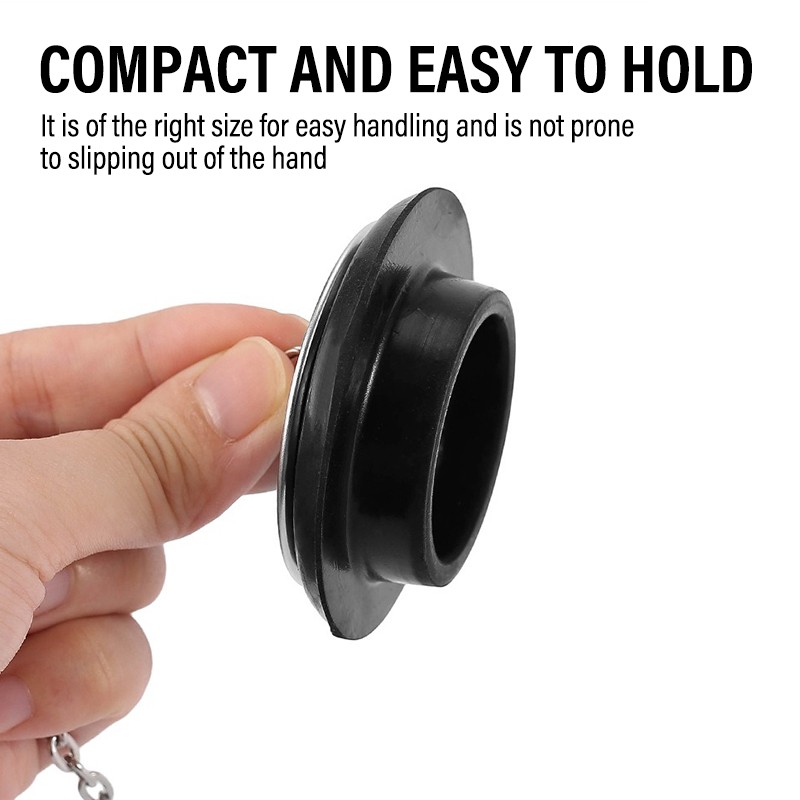 Rubber Bathtub Drain Stopper for Water Retention – Hanging Chain