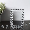 SAAEH SWWH 5x7 Clear Bubble Crystal Picture Frame,with 24 Clear