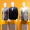 SHAREWIN Male Mannequin with Metal Stand Adjustable Plastic Half Body