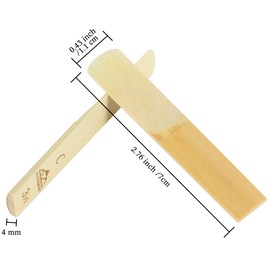 EASTROCK Thick Clarinet Reeds 2.5/3.0/3.5,for Clarinet Beginner and Player,Strength 3.5,Pack of 10