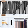 TOPIA HANGER 2 Pack 2 in 1 Belt Tie Hanger