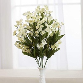 Factory Direct Craft Artificial Cream Double Baby's Breath Bush