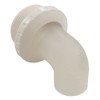Waterway Plastics 400-1410F White 1" Eyeball Fitting, 90 Deg, 1.5"