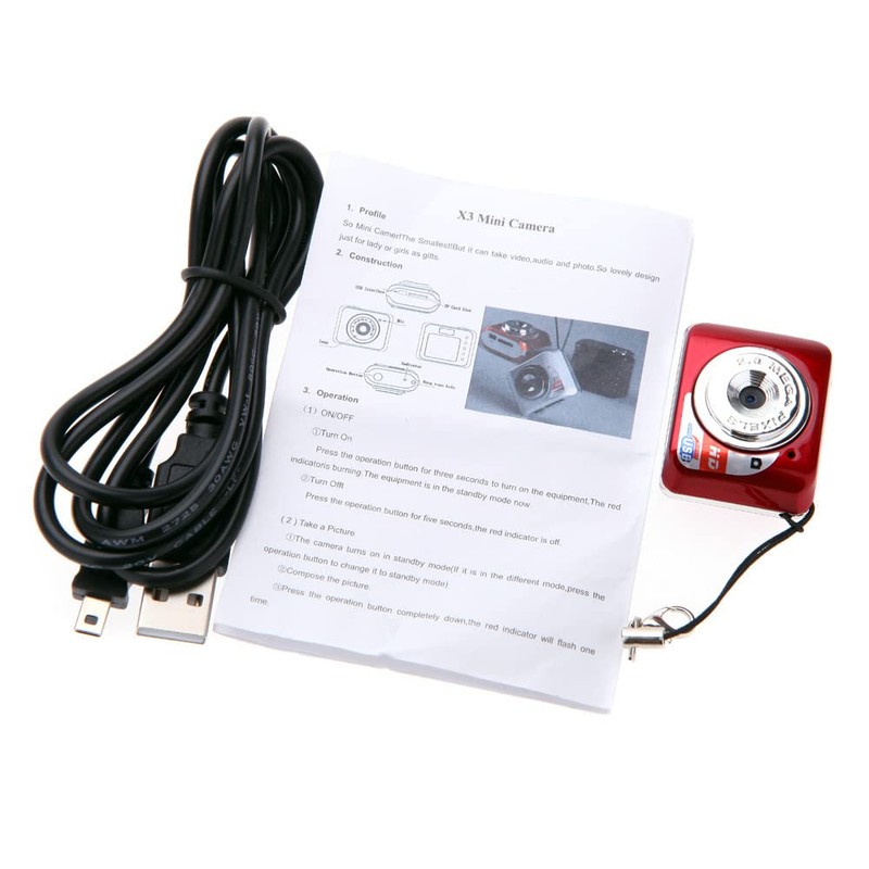 Snsowed X3 Mini HD Digital Camera Video with Mini DV