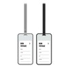pack all Luggage Tags (Grey & Black)