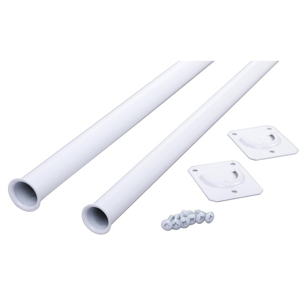 Knape & Vogt Closet Pro CD-0024-30/48WT Heavy Duty Adjustable Rod,